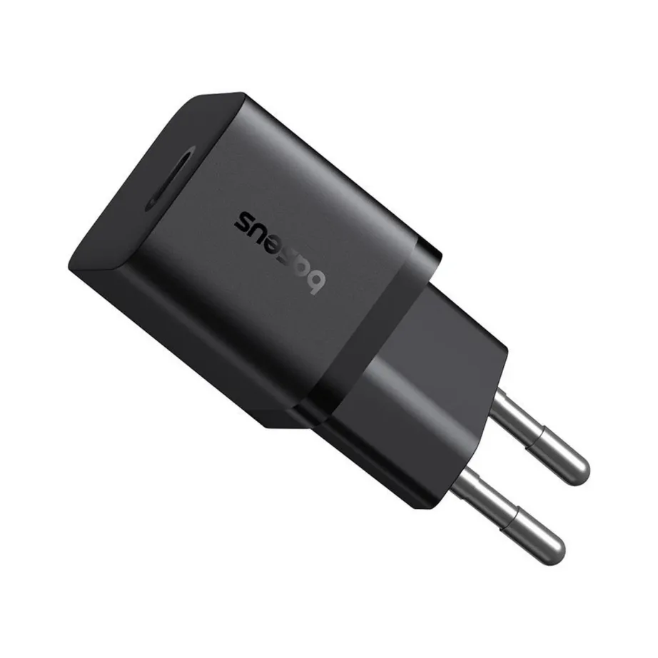 Baseus P10110909113-00 25W USB-C GaN kiirlaadija, must, koos USB-C kaabliga - 4