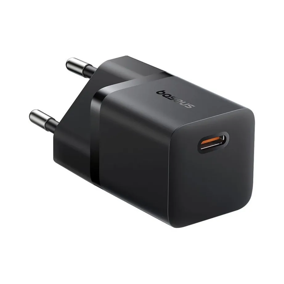 Baseus P10110909113-01 USB-C GaN5 25W must kiirlaadija 1 pordiga + USB-C kaabel - 3