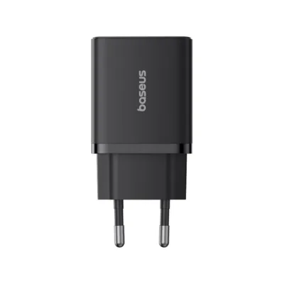 Baseus P10111404113-00 Cube 30W must USB-C ja USB-A seinalaadija, 2 seadmele, 40x28x64,5 mm