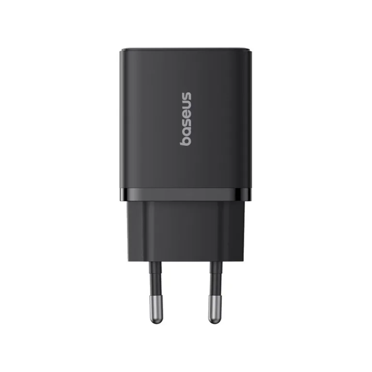 Baseus P10111404113-00 Cube 30W must USB-C ja USB-A seinalaadija, 2 seadmele, 40x28x64,5 mm