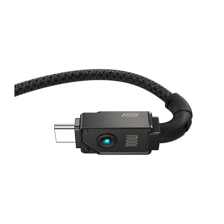 Baseus P10355800111-01 2 m valge USB-C – USB-C aramiidkaabel 100W kiirlaadimise ja andmeedastusega
