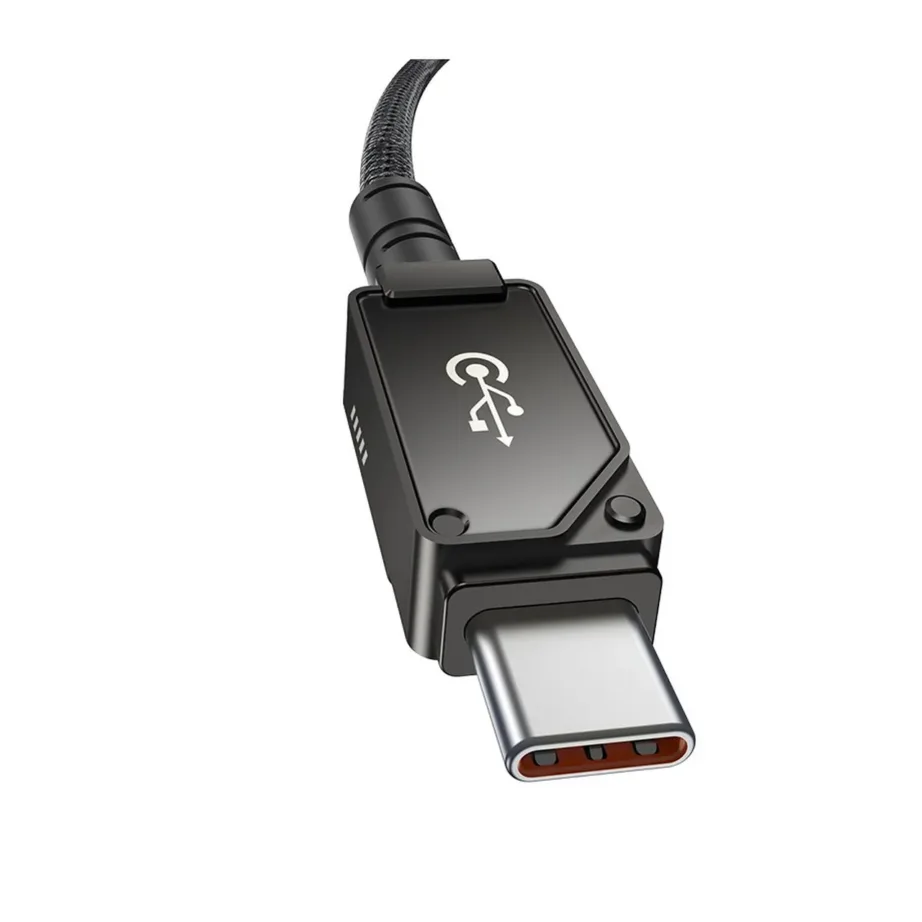Baseus P10355800111-01 2 m valge USB-C – USB-C aramiidkaabel 100W kiirlaadimise ja andmeedastusega - 5