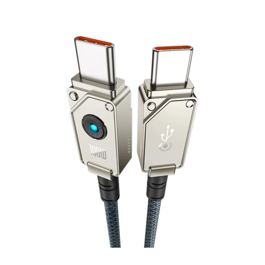 Baseus P10355800221-01 1 m 100 W aramiidkiust USB-C – USB-C kiirlaadimiskaabel - 4