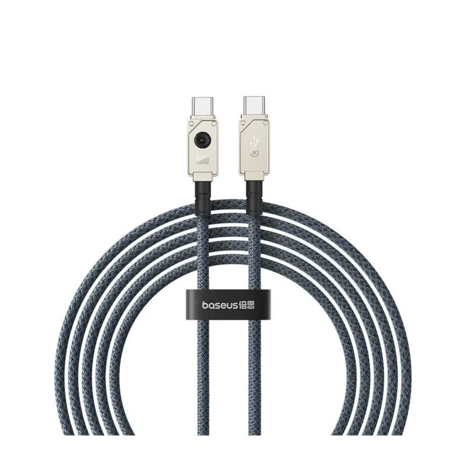 Baseus P10355800221-01 1 m 100 W aramiidkiust USB-C – USB-C kiirlaadimiskaabel