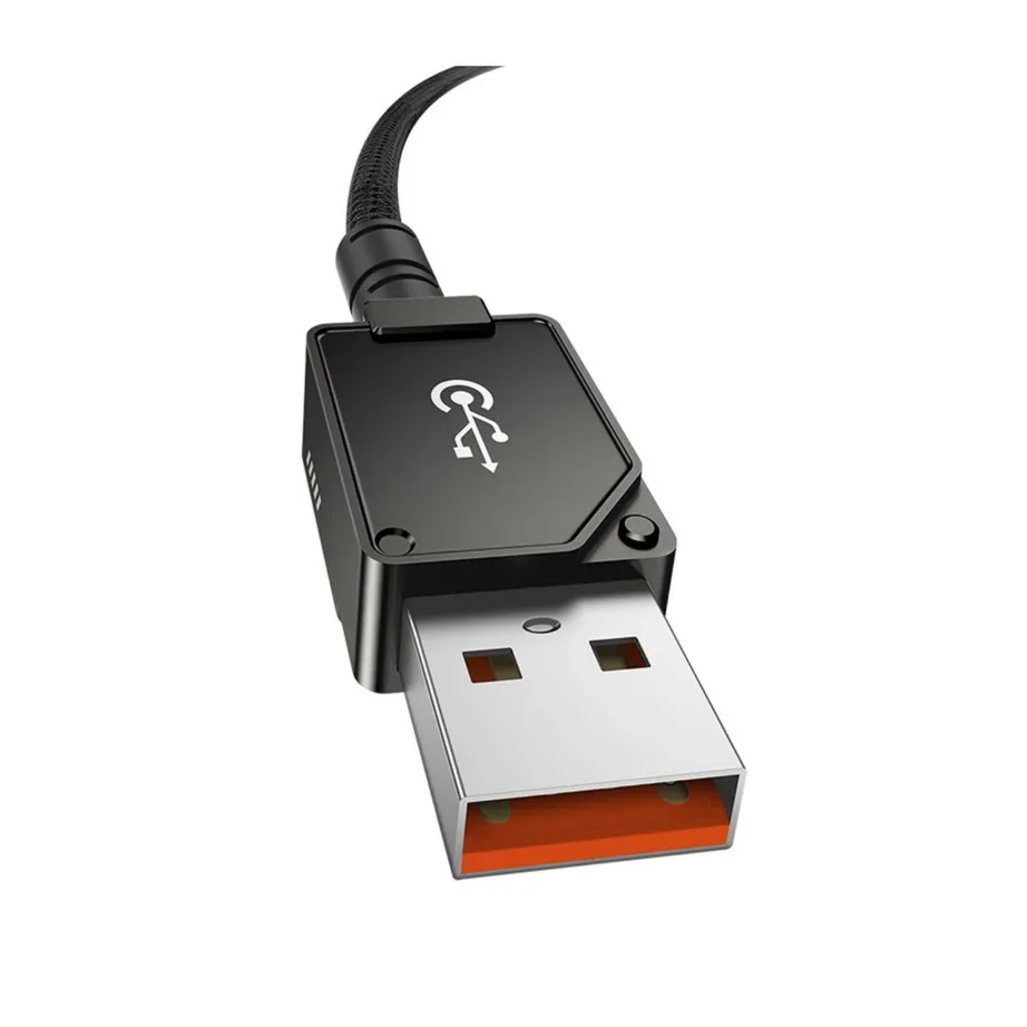 Baseus P10355801111-00 1 m must USB-A – USB-C laadimis- ja andmekaabel, 20 W, 6 A – 5