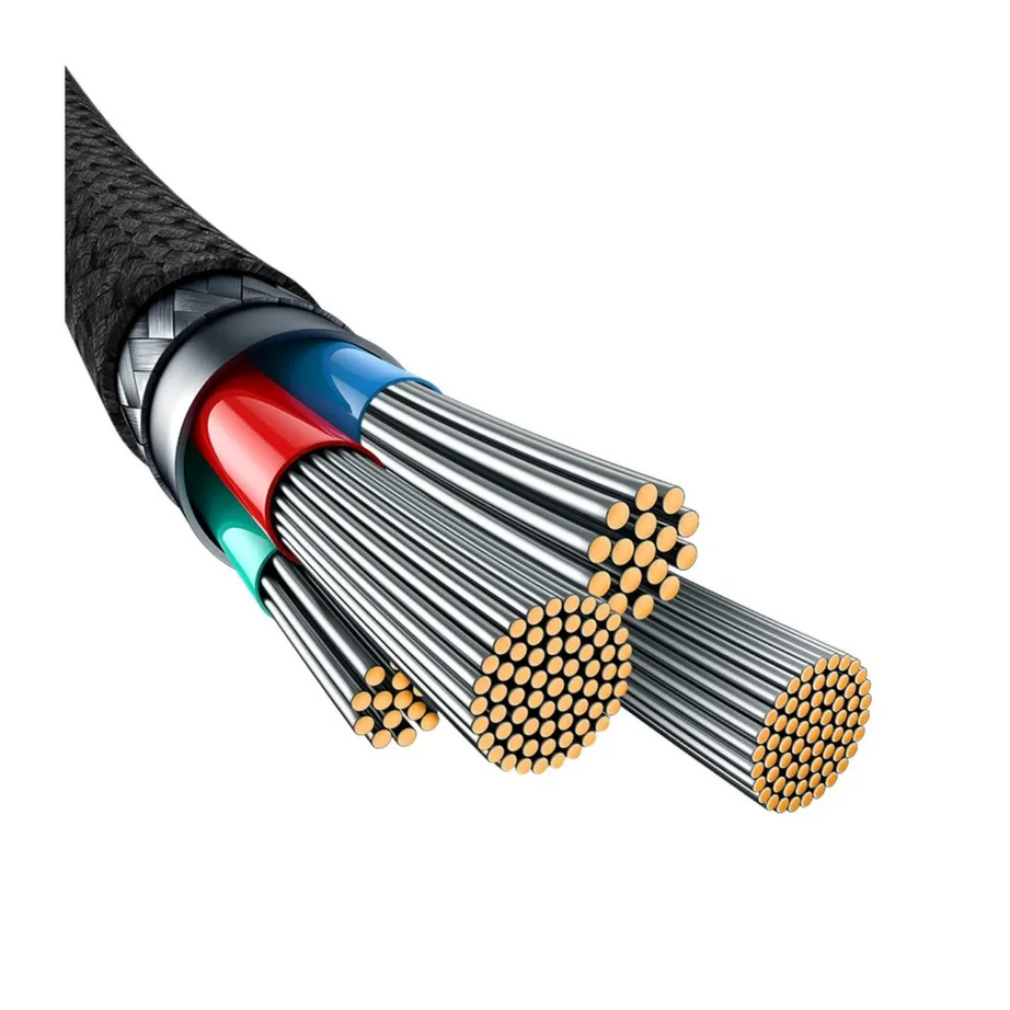 Baseus P10355801111-00 1 m must USB-A – USB-C laadimis- ja andmekaabel, 20 W, 6 A – 6