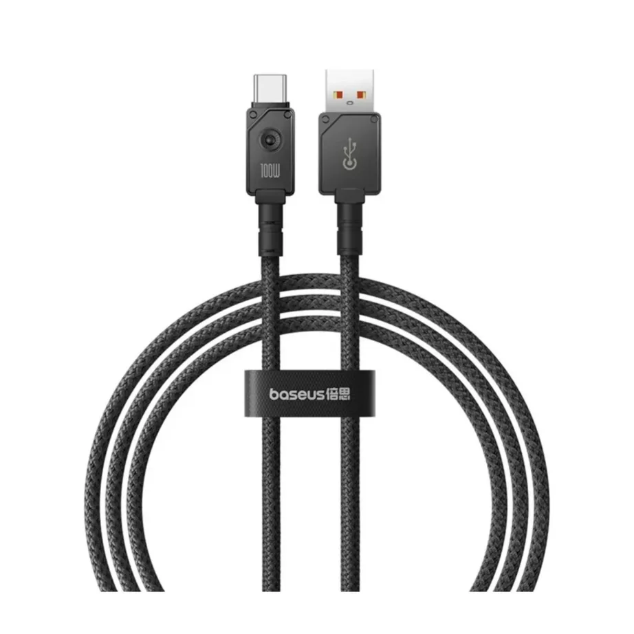 Baseus P10355801111-00 1 m must USB-A – USB-C laadimis- ja andmekaabel, 20 W, 6 A