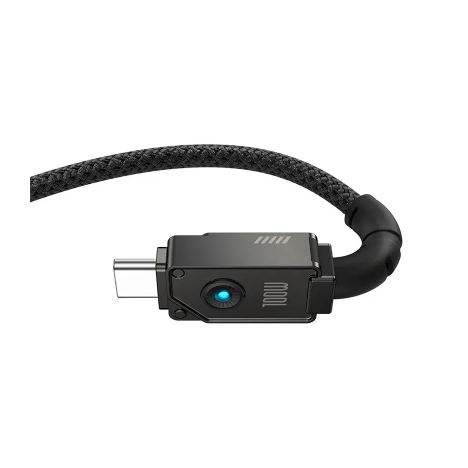 Baseus P10355801111-01 2 m USB-A – USB-C 100 W aramiidist kiirlaadimiskaabel, must - 3