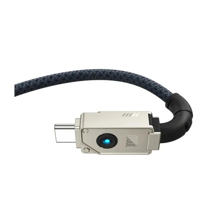 Baseus P10355801221-01 2 m 100 W valge USB-A – USB-C aramiidpunutisega kaabel kiirlaadimiseks ja andmeedastuseks