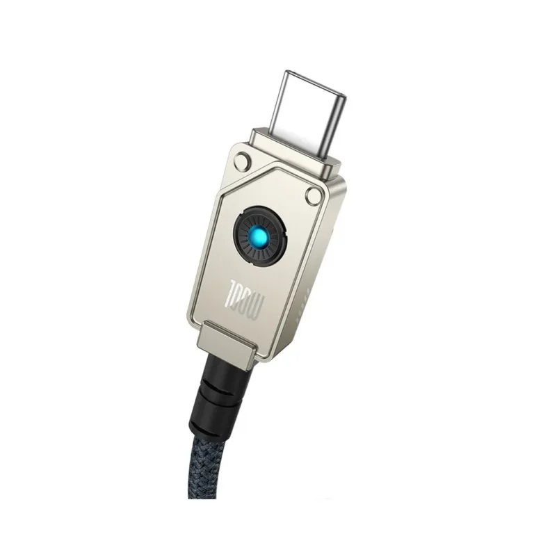 Baseus P10355801221-01 2 m 100 W valge USB-A – USB-C aramiidpunutisega kaabel kiirlaadimiseks ja andmeedastuseks