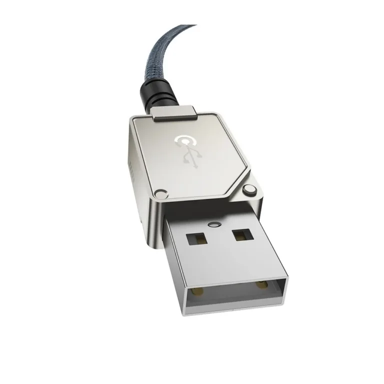 Baseus P10355802221-01 2 m valge USB-A–Lightning aramiidkiust kiirlaadimiskaabel 2,4 A, 480 Mbps