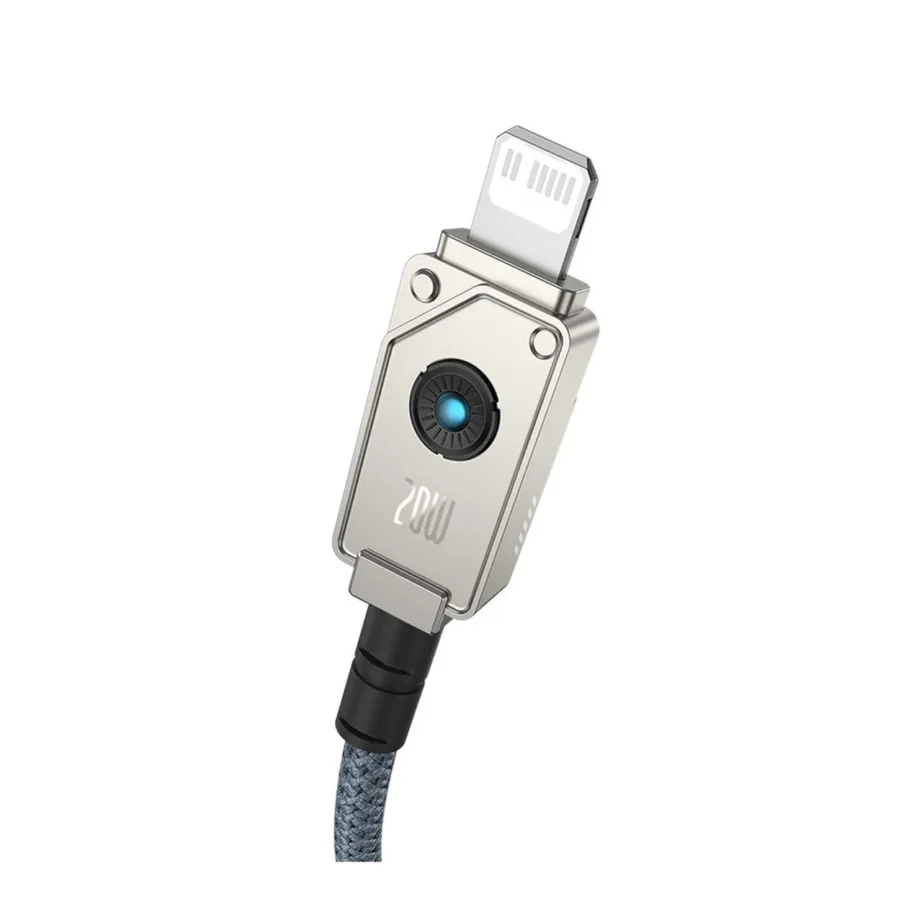 Baseus P10355803221-00 1 m 20 W USB-C–Lightning kiirlaadimiskaabel, valge, tsingisulamist ja aramiidkiust - 3