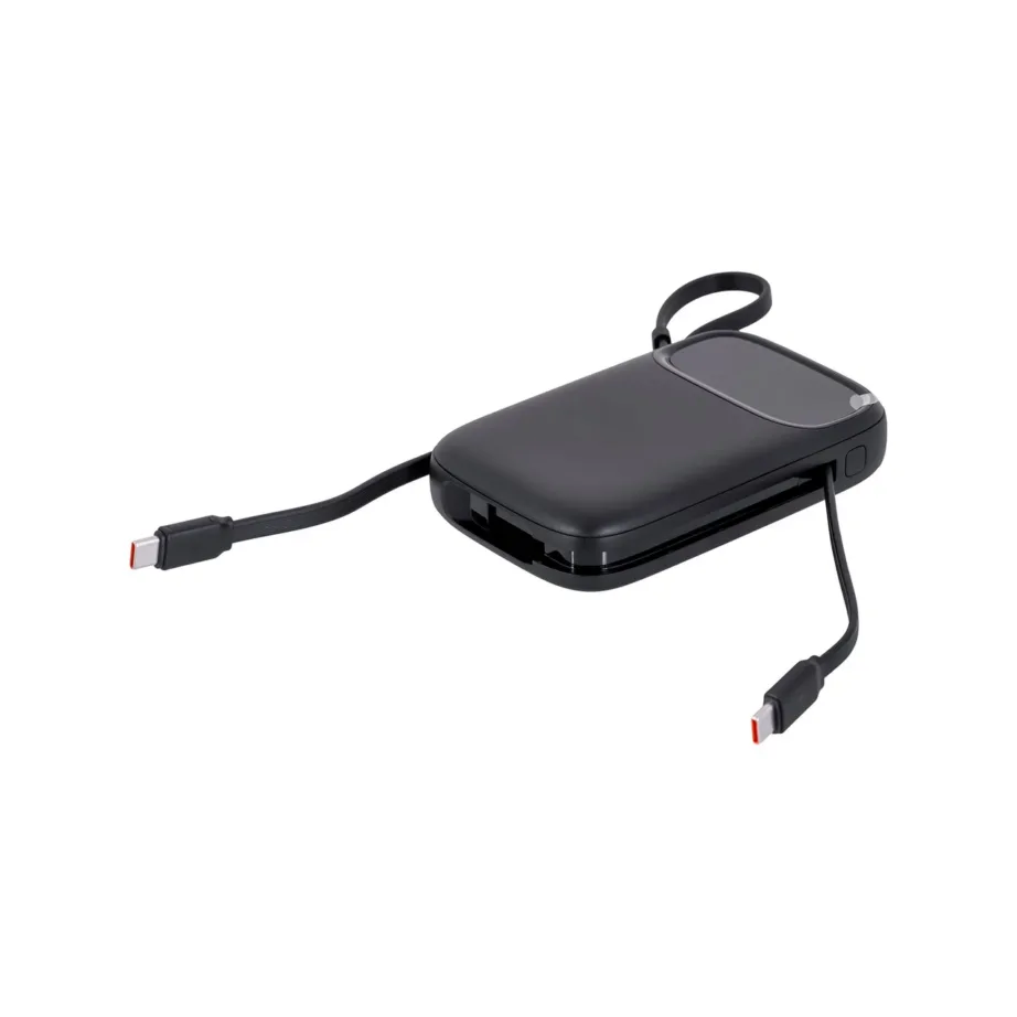Baseus Qpow 2 P10055008113-00 10000 mAh 30W must LiPo kiirlaadimisega akupank sisseehitatud ekraani ja USB-C/USB-A väljunditega – 3