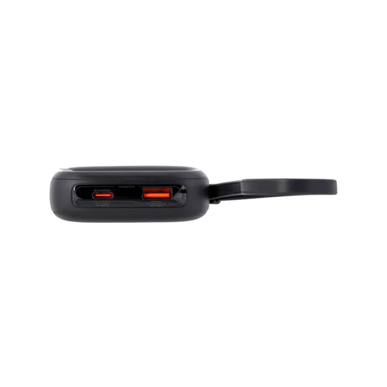 Baseus Qpow 2 P10055008113-00 10000 mAh 30W must LiPo kiirlaadimisega akupank sisseehitatud ekraani ja USB-C/USB-A väljunditega