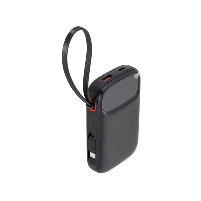 Baseus Qpow 2 P10055008113-00 10000 mAh 30W must LiPo kiirlaadimisega akupank sisseehitatud ekraani ja USB-C/USB-A väljunditega