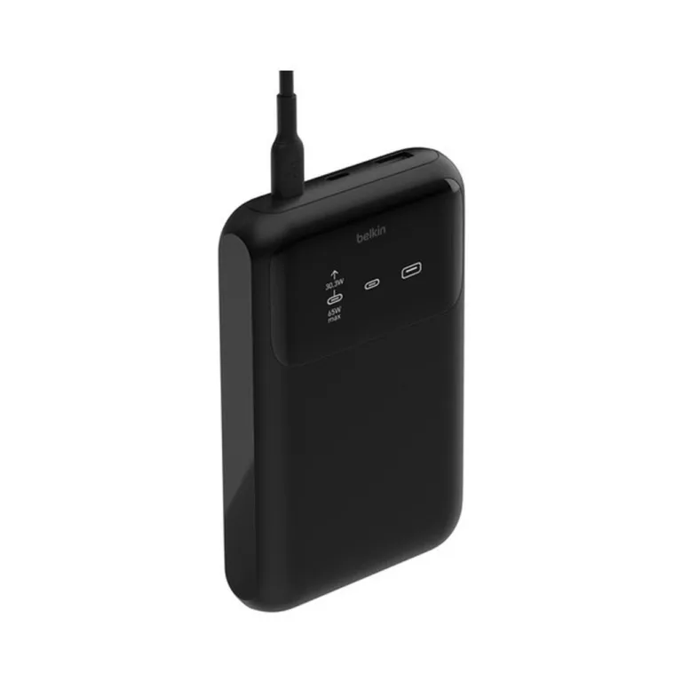 Belkin BoostCharge Pro BPB020BTBK 20000 mAh must akupank, 2x USB-C ja USB-A, ekraaniga, 400 g, sülearvuti ja nutitelefoni laadimiseks