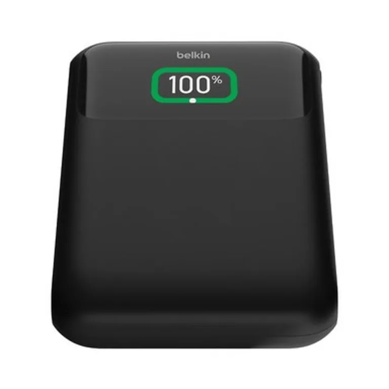 Belkin BoostCharge Pro BPB020BTBK 20000 mAh must akupank, 2x USB-C ja USB-A, ekraaniga, 400 g, sülearvuti ja nutitelefoni laadimiseks