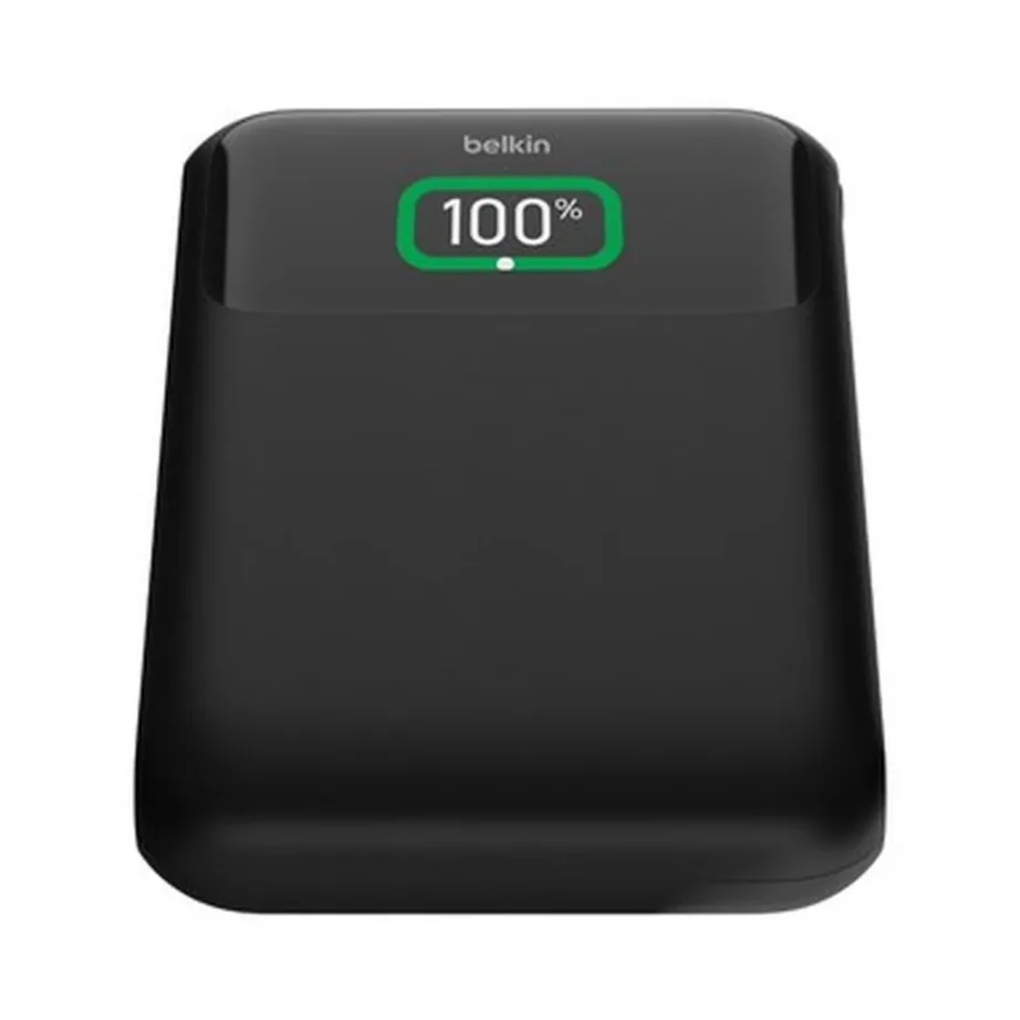 Belkin BoostCharge Pro BPB020BTBK 20000 mAh must akupank, 2x USB-C ja USB-A, ekraaniga, 400 g, sülearvuti ja nutitelefoni laadimiseks – 3