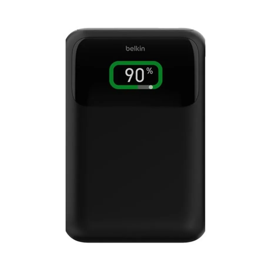 Belkin BoostCharge Pro BPB020BTBK 20000 mAh must akupank, 2x USB-C ja USB-A, ekraaniga, 400 g, sülearvuti ja nutitelefoni laadimiseks – 6