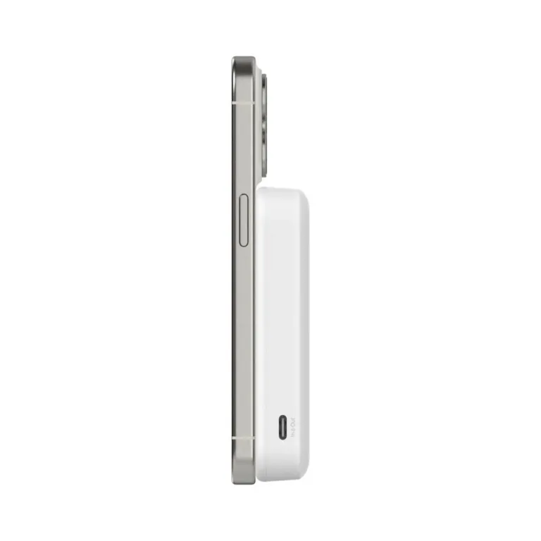 Belkin BoostCharge Pro BPD007BTWH 8000 mAh valge MagSafe kiirlaadimisega juhtmevaba akupank, 15 W USB-C, kuni 2 seadmele