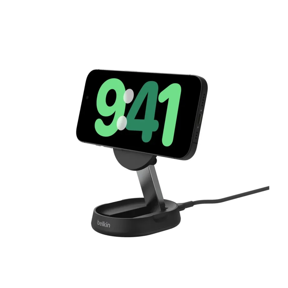 Belkin BoostCharge Pro WIA008BTBK 15W must juhtmevaba kiirlaadija USB-C 1,5 m kaabliga iPhone 12/13/14/15 seeriale – 5