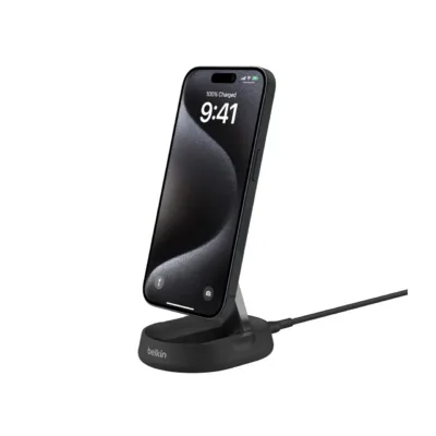 Belkin BoostCharge Pro WIA008BTBK 15W must juhtmevaba kiirlaadija USB-C 1,5 m kaabliga iPhone 12/13/14/15 seeriale