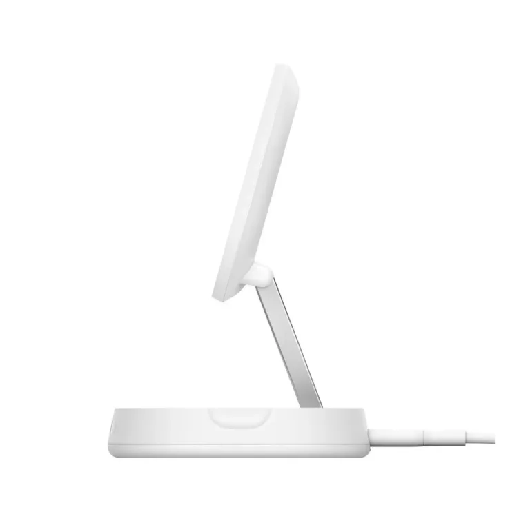 Belkin BoostCharge Pro WIA008BTWH 15W valge juhtmevaba kiirlaadimisdokk USB-C-ga, 1,5 m kaabel, iPhone 12–15 seeria nutitelefonidele