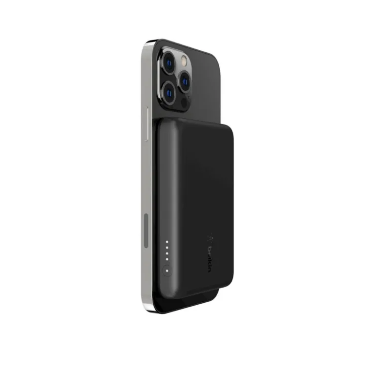 Belkin BPD002BTBK 2500 mAh must juhtmevaba akupank MagSafe iPhone'ile, 5 W USB-C sisendiga