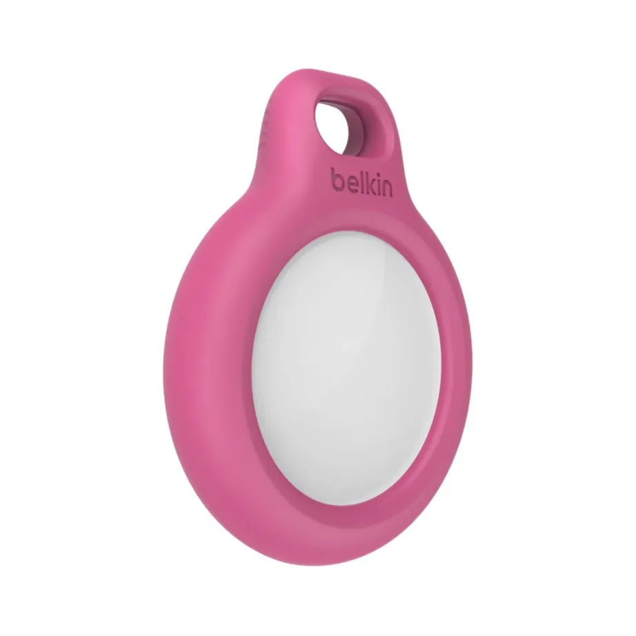 Belkin F8W973btPNK roosa võtmehoidjaga kaitseümbris AirTagile, kriimustuskindel, 7,4 g – 3