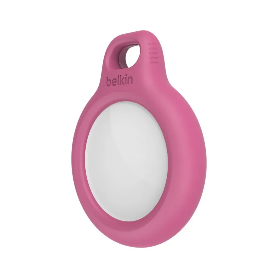Belkin F8W973btPNK roosa võtmehoidjaga kaitseümbris AirTagile, kriimustuskindel, 7,4 g – 4