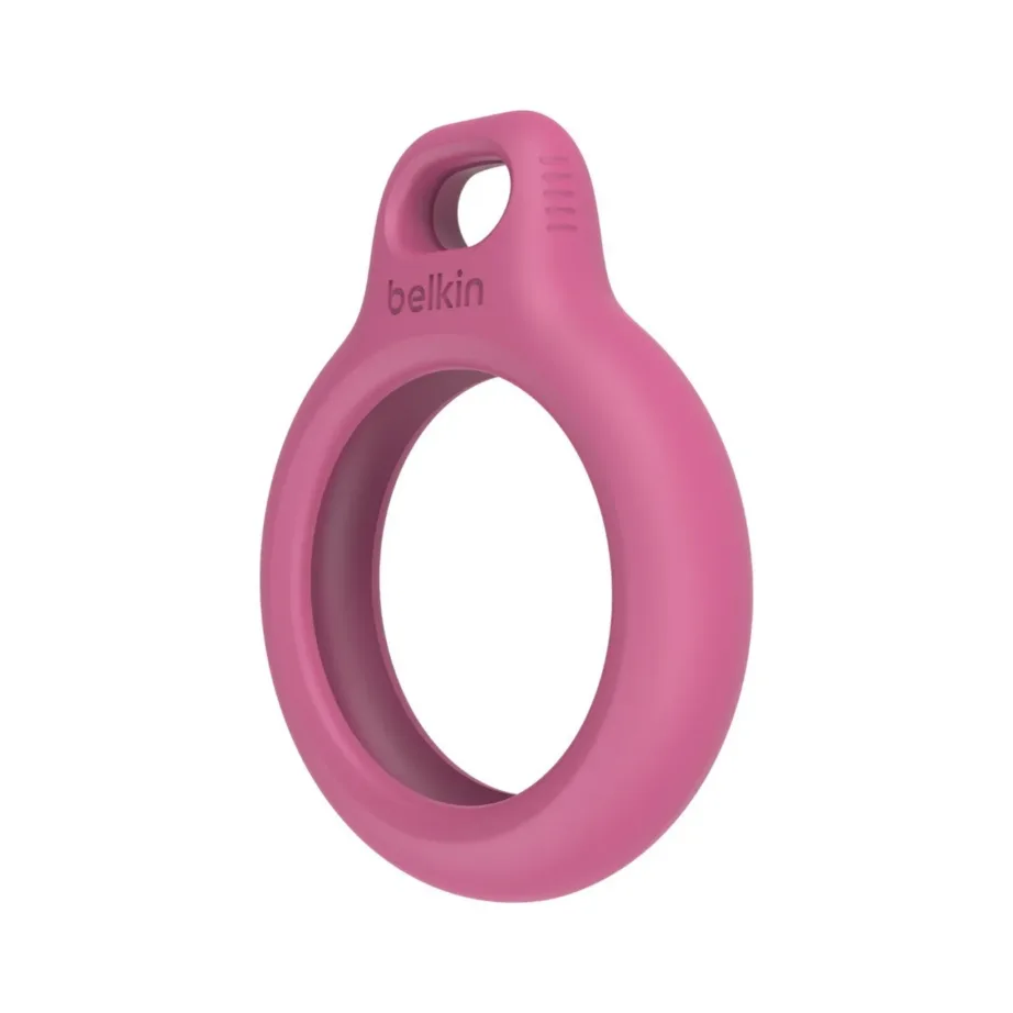 Belkin F8W973btPNK roosa võtmehoidjaga kaitseümbris AirTagile, kriimustuskindel, 7,4 g – 5