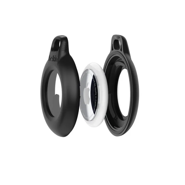 Belkin MSC013BTBK must veekindel võtmerõngaga ümbris AirTagile, 2-aastase garantiiga
