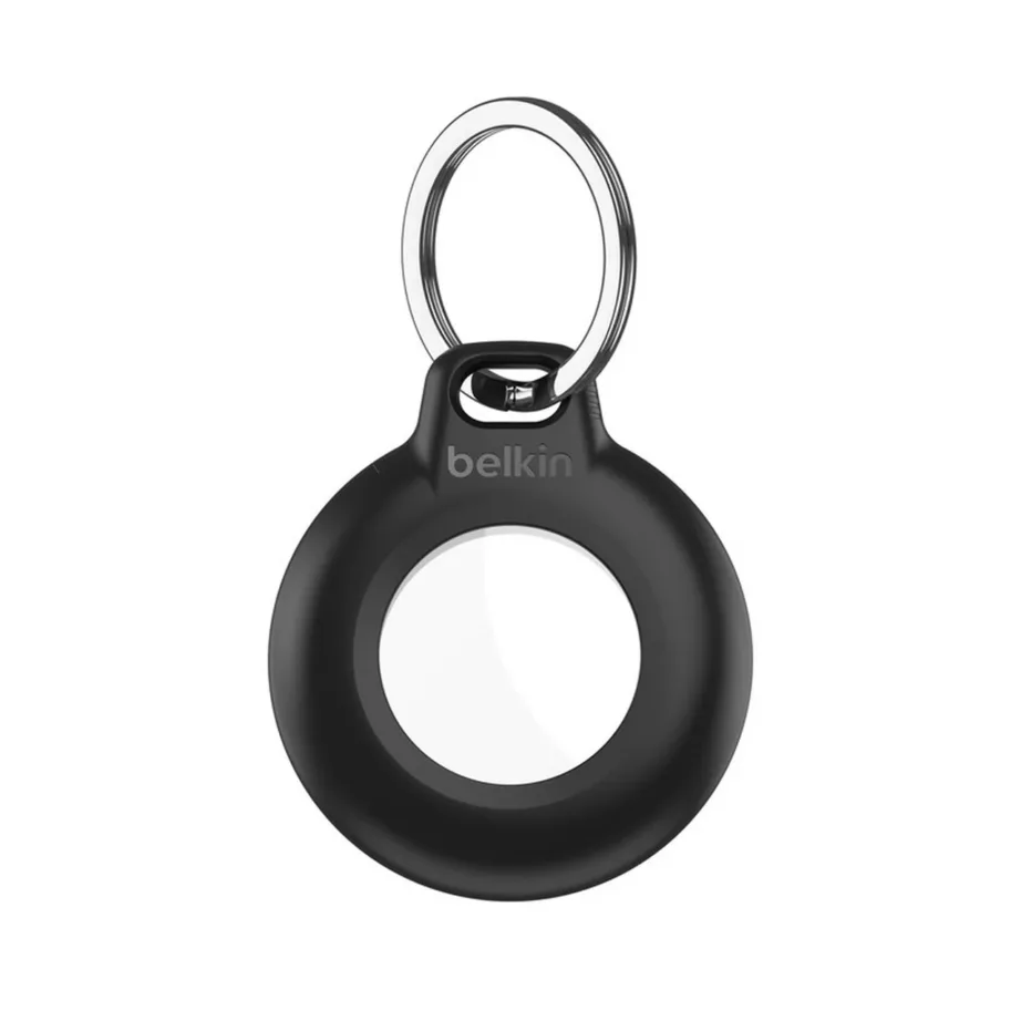 Belkin MSC013BTBK must veekindel võtmerõngaga ümbris AirTagile, 2-aastase garantiiga