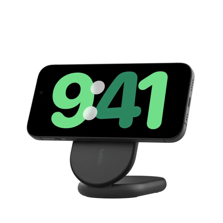 Belkin WIB007VFBK 20 W must Qi2 MagSafe juhtmevaba kiirlaadija USB-C 1,5 m kaabliga telefonidele ja kõrvaklappidele – 4