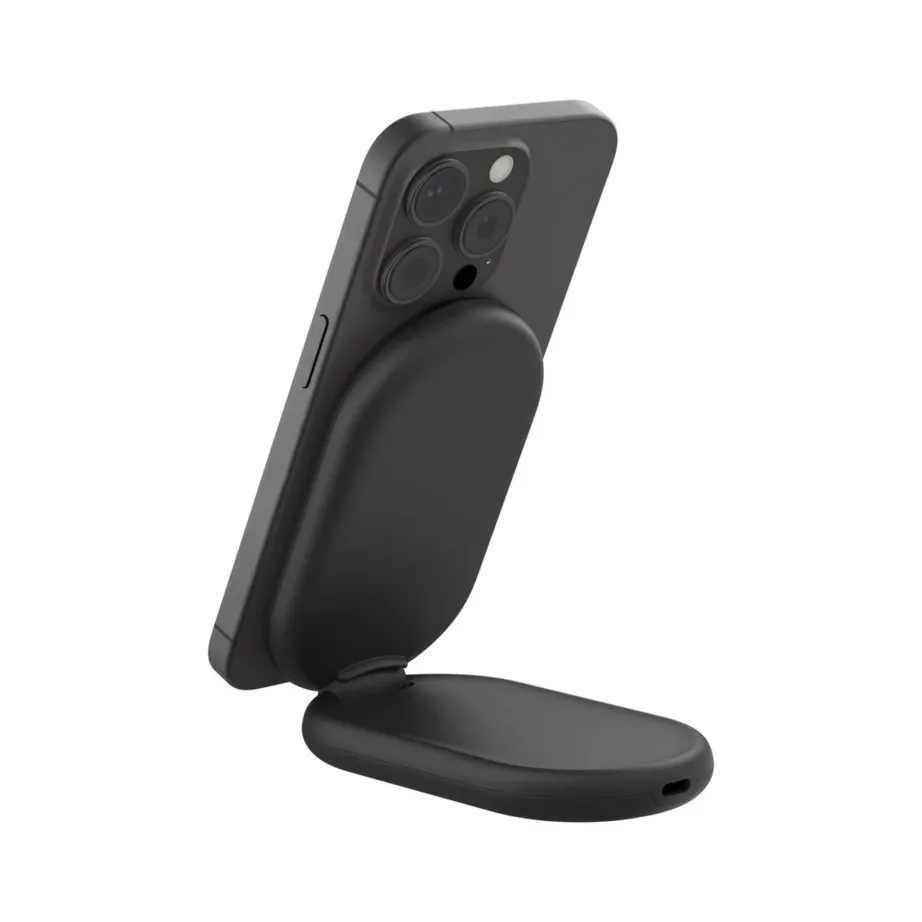 Belkin WIB007VFBK 20 W must Qi2 MagSafe juhtmevaba kiirlaadija USB-C 1,5 m kaabliga telefonidele ja kõrvaklappidele – 5