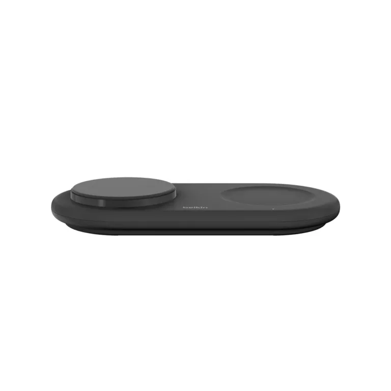 Belkin WIZ021VFBK must 2-in-1 Qi2 juhtmevaba laadimisalus 15 W