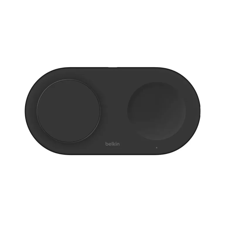 Belkin WIZ021VFBK must 2-in-1 Qi2 juhtmevaba laadimisalus 15 W