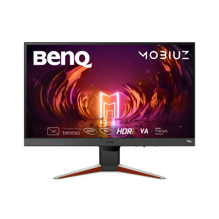 BenQ EX240N 23,8-tolline 165 Hz Full HD VA mängurimonitor, 1 ms, HDR10, must, sisseehitatud kõlarid