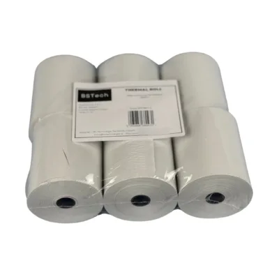 BESTPAK 80mm x 60m valge termopaberirull kassale, 6 rulli komplekt