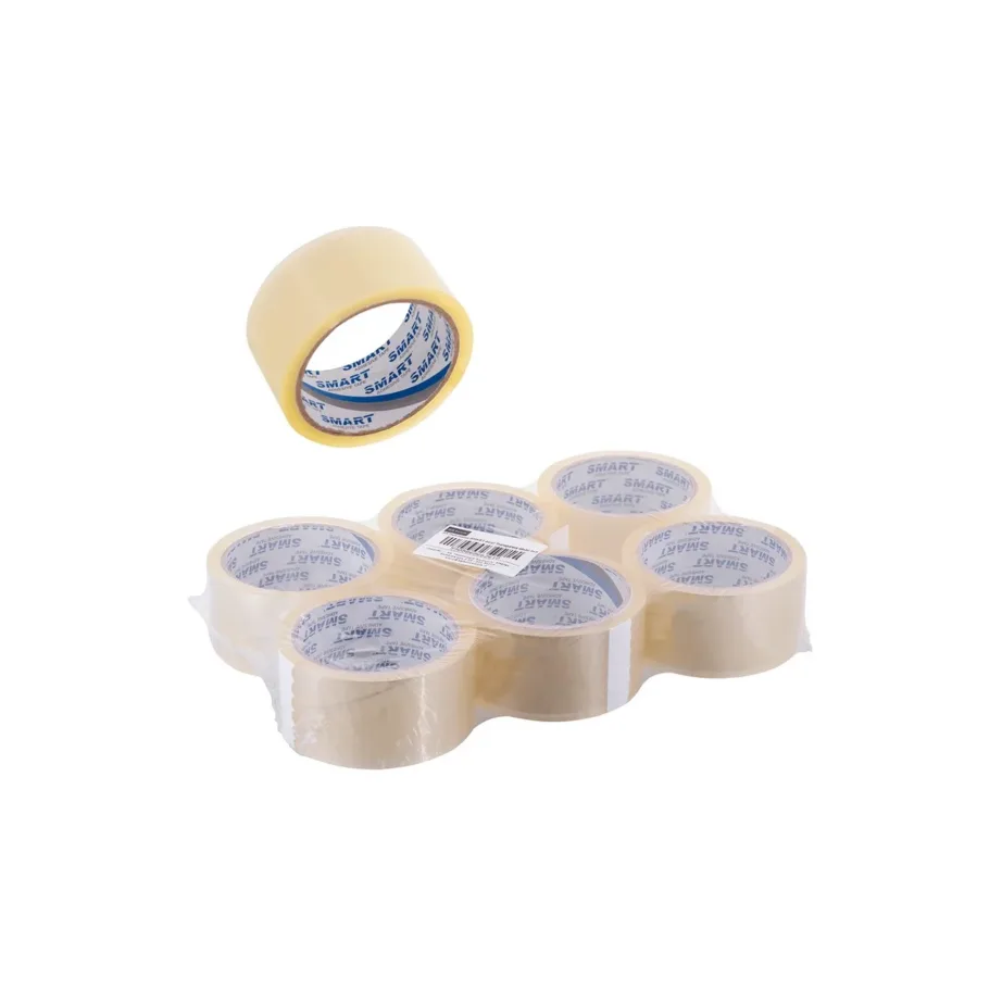 BESTPAK BSTech 48 mm x 60 m läbipaistev akrüülliimiga pakketeip, 6 rulli komplekt – 4