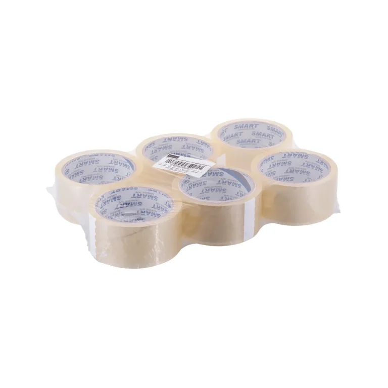 BESTPAK BSTech 48 mm x 60 m läbipaistev akrüülliimiga pakketeip, 6 rulli komplekt