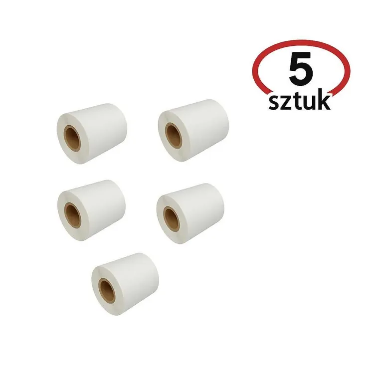 BESTPAK termilised sildid 32x25 mm 1000 tk/rull, 5 rulli komplekt, HotMelt liimiga valged etikettid ZEBRA printeritele