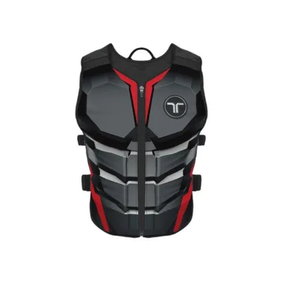 bHaptics TactSuit Air Onyx 1,12 kg haptikavest VR-i ja PC jaoks, 16 mootorit, Bluetooth, 55 cm pikk, must