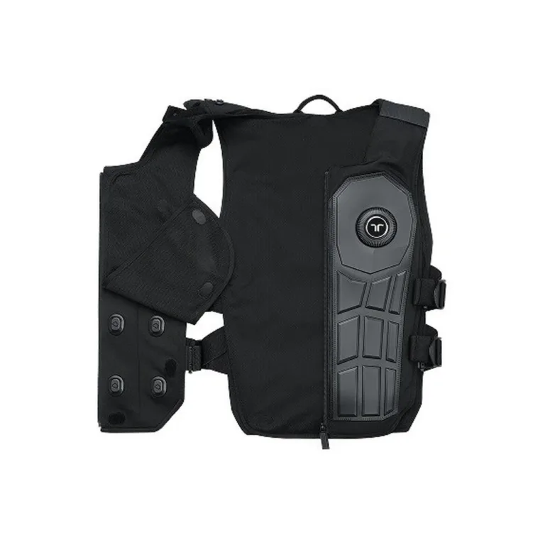 bHaptics TactSuit Pro 1,87 kg must Bluetooth-haptiline vest, 9800 mAh aku, kuni 13,5 tundi tööaega
