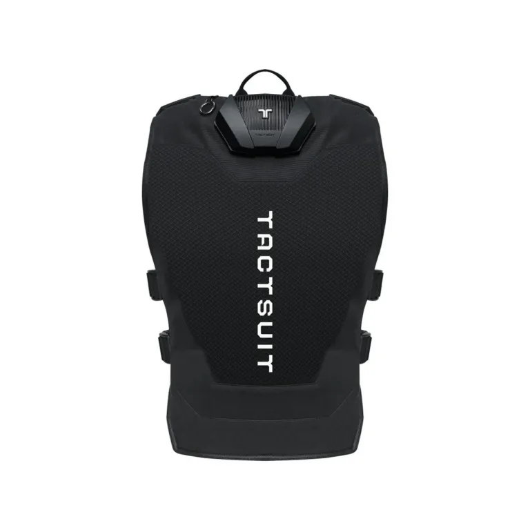 bHaptics TactSuit Pro 1,87 kg must Bluetooth-haptiline vest, 9800 mAh aku, kuni 13,5 tundi tööaega