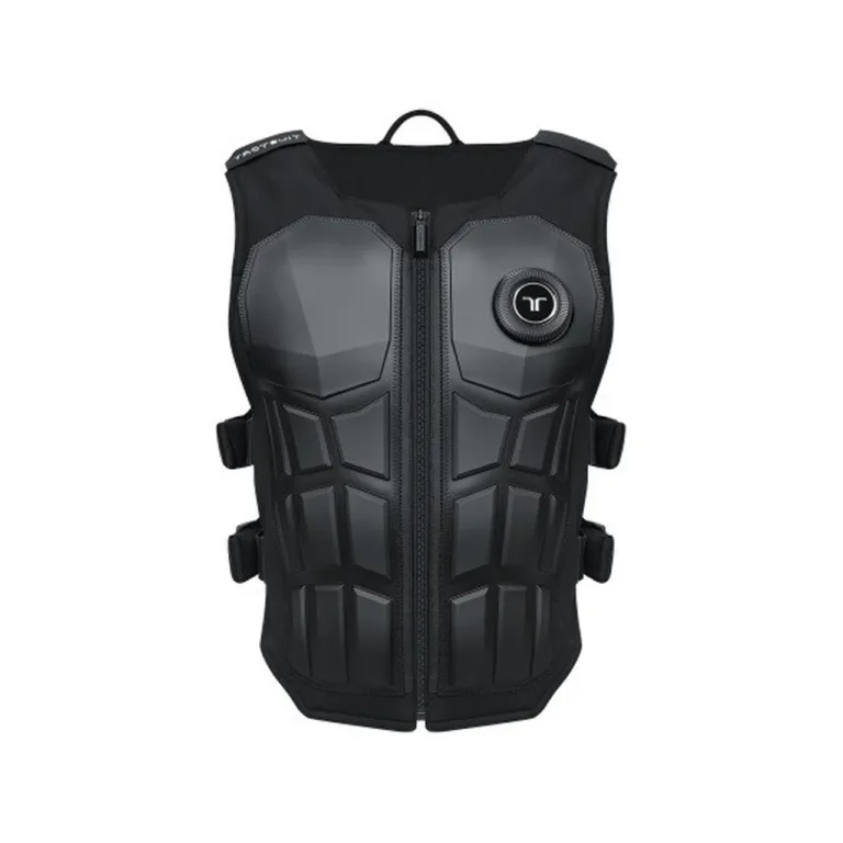 bHaptics TactSuit Pro 1,87 kg must Bluetooth-haptiline vest, 9800 mAh aku, kuni 13,5 tundi tööaega