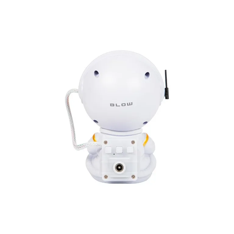 BLOW 44-278# valge 5 W LED värvimuutev astronaut projektor-öövalgusti, 8,7 cm, puldiga