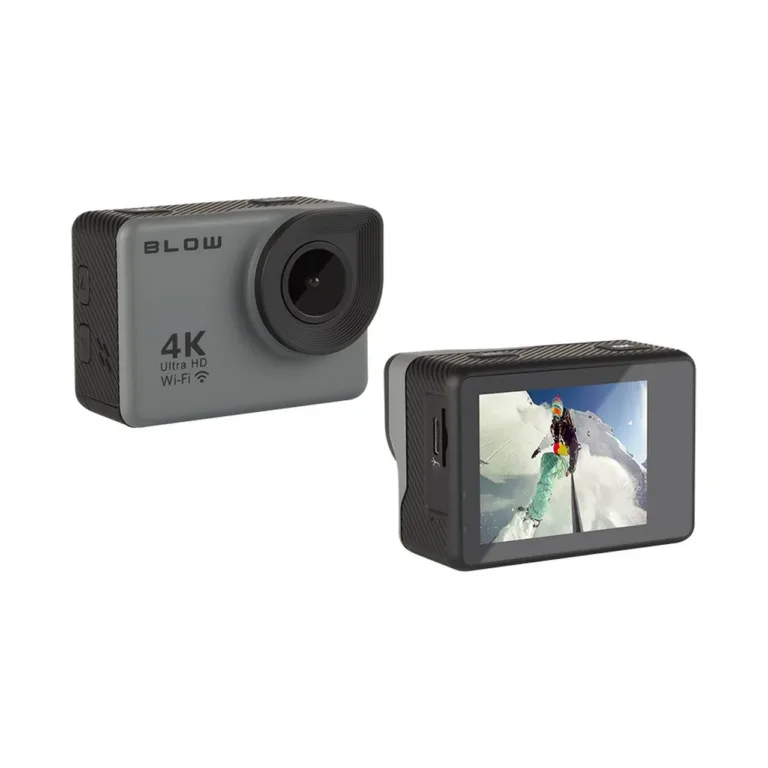 BLOW 78-538# 16MP 4K Ultra HD Wi-Fi spordikaamera, 170° vaatenurk, must, 58 g, 2