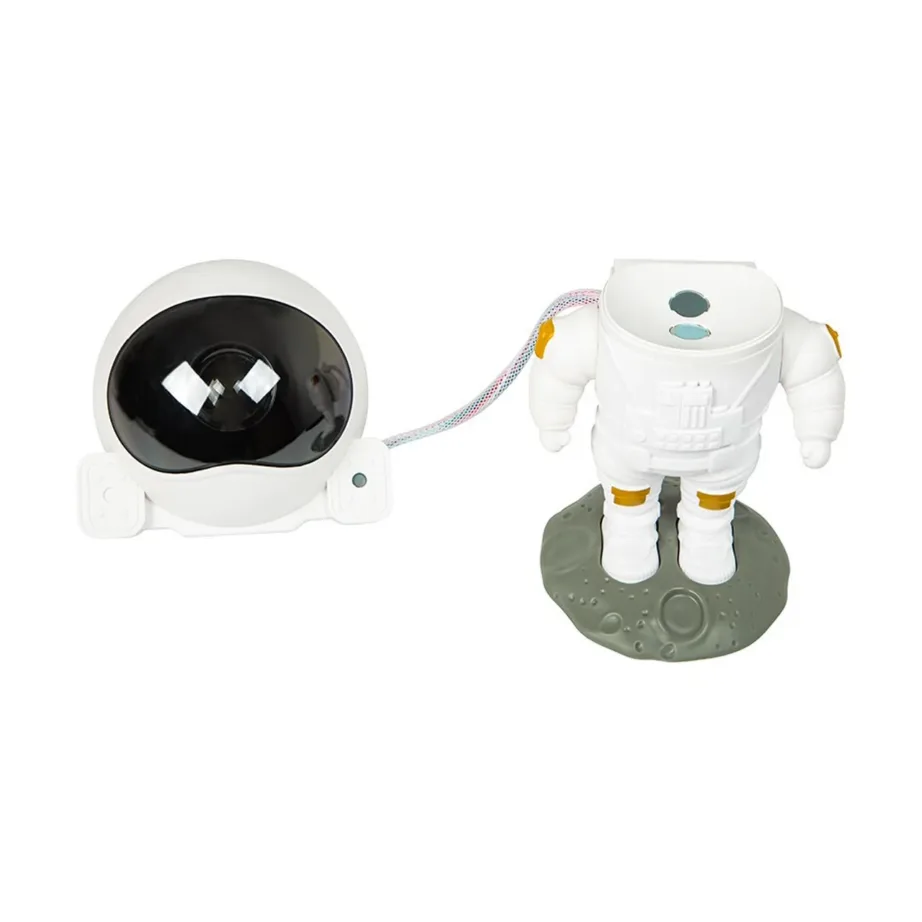 BLOW 79-720 12 × 11,8 × 22,8 cm valge LED multivärviline astronaut-projektsioonöölamp kaugjuhtimisega – 3