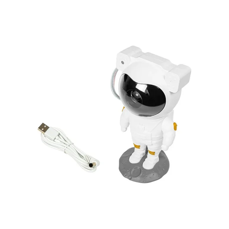 BLOW 79-720 12 × 11,8 × 22,8 cm valge LED multivärviline astronaut-projektsioonöölamp kaugjuhtimisega